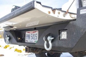Toyota Tacoma Bumper - Rear - Fishbone Offroad - Two Stage Black Texture Powder Coated - Black - `05-`15